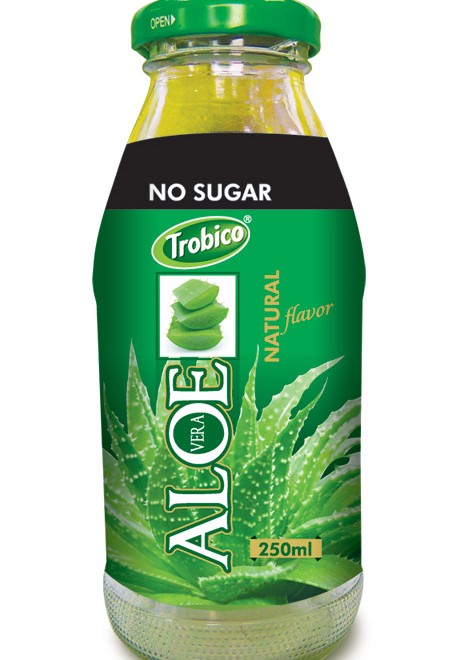 519 Trobico aloe vera natural flavor glass bottle 250ml